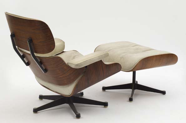 Charles et Ray EAMES, Fauteuil Lounge ayant appartenu à Madame Danielle Mitterrand